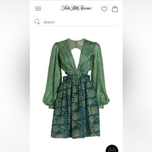 Hannah Artwear Mia Silk Cut Out Dress